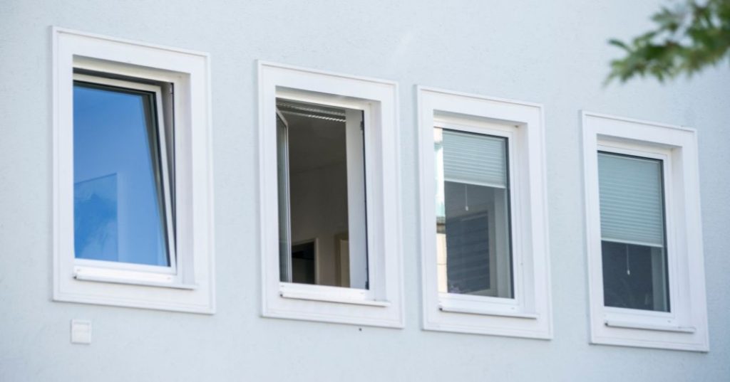 Janelas de vidro em Santos