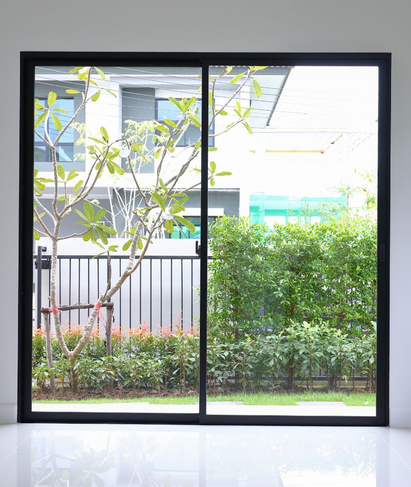 porta de vidro em Santos