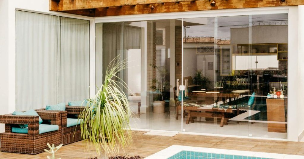 Portas de vidro em Santos